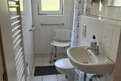 Behindertengerechte Dusche und Toilette EG